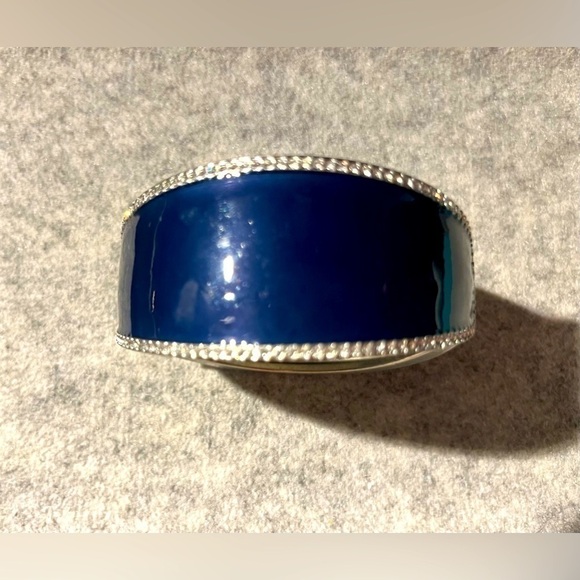 🖤 gorgeous, navy and cubic zirconia bracelet - Picture 1 of 2
